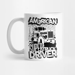Truck Driver, Super truck driver, Mug